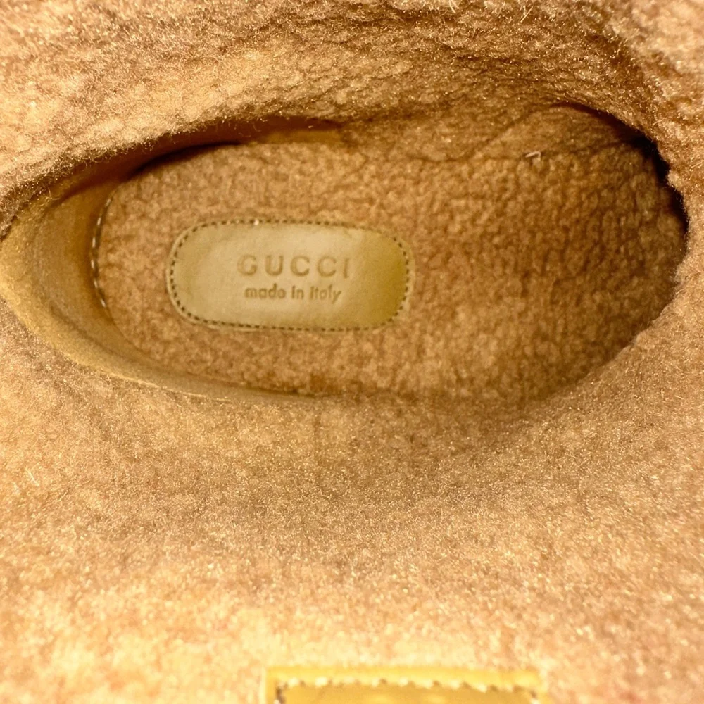 SOLD. Interlocking G Web Stripe boots GUCCI - Picture 4 of 5